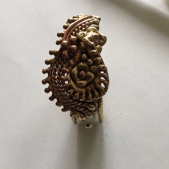 Hecho en Mexico Silver, Gold and Copper Cuff - Picture 6 of 6